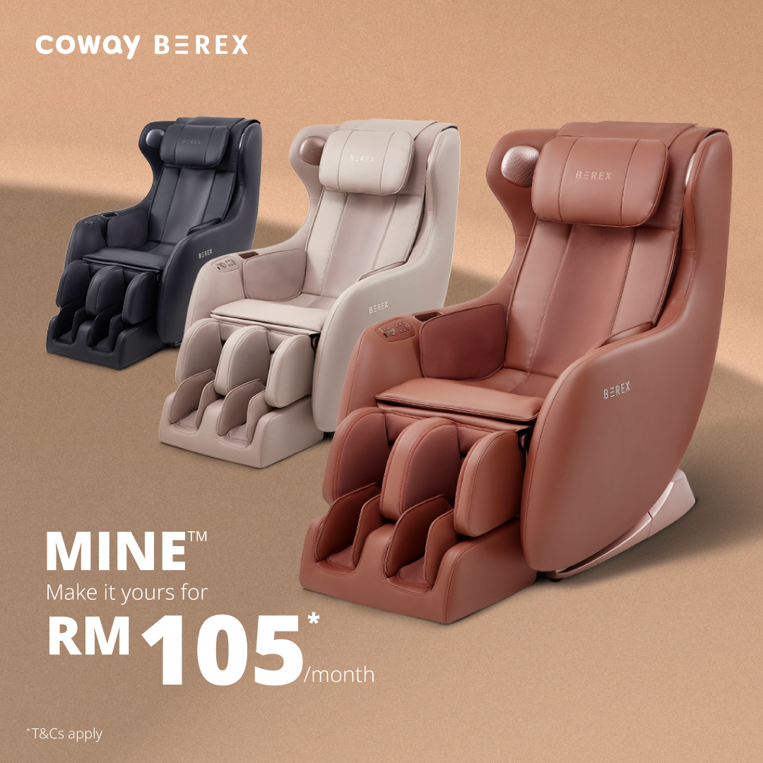 Coway Massage Chair Malaysia: Berex Mine, Pebble & Massage Bed Guide