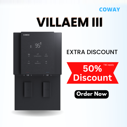 Coway Villaem 3 & AIS: Big-Capacity and Ice-Making Water Purifiers
